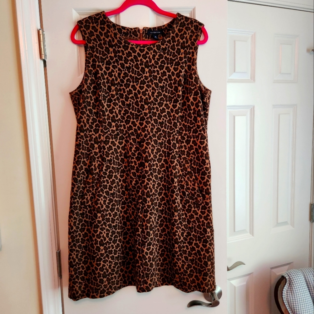 Leopard print dress